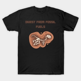 Divest from fossil fuel T-Shirt